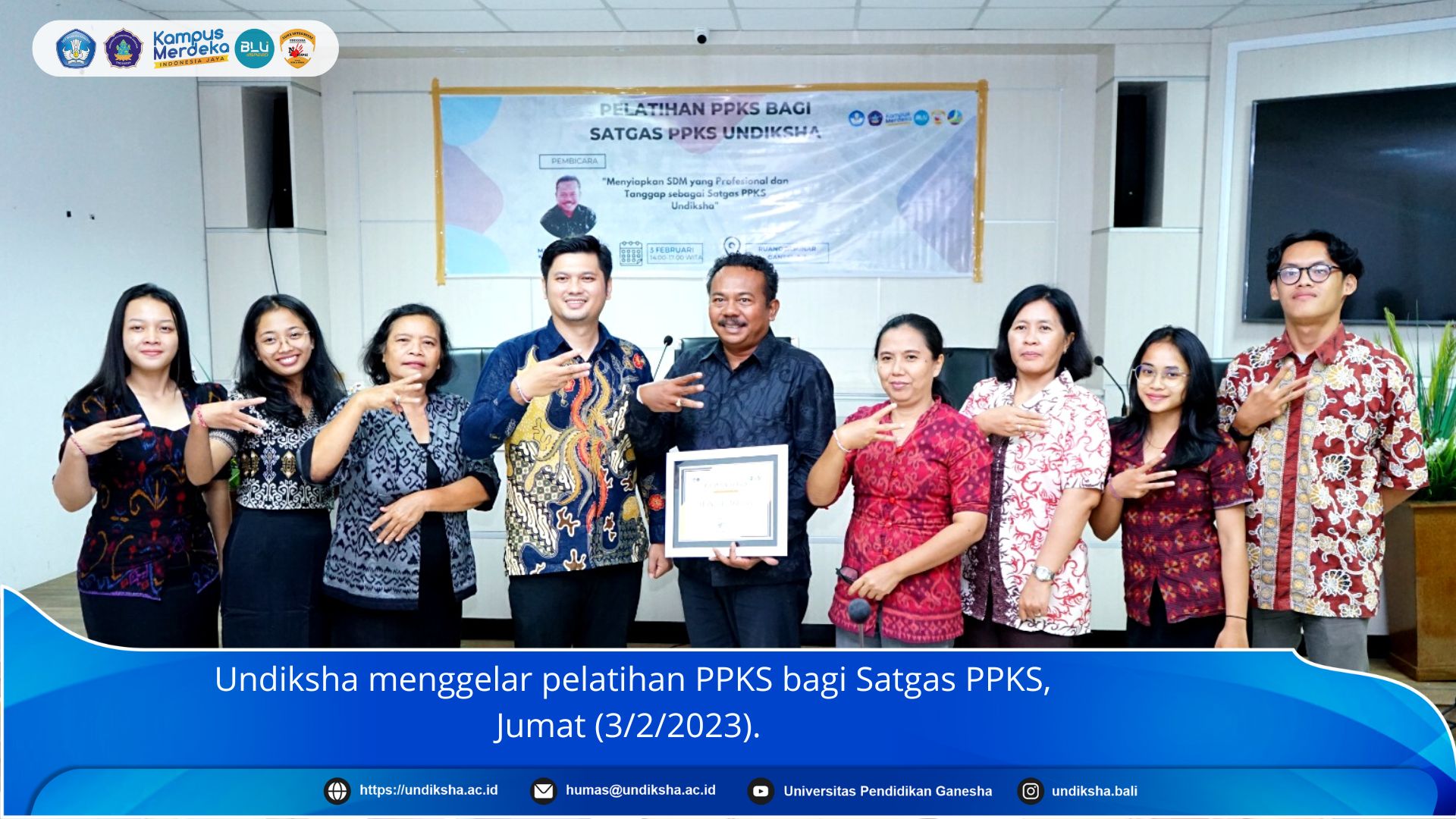 Tingkatkan Kapasitas Satgas PPKS, Undiksha Gelar Pelatihan ...