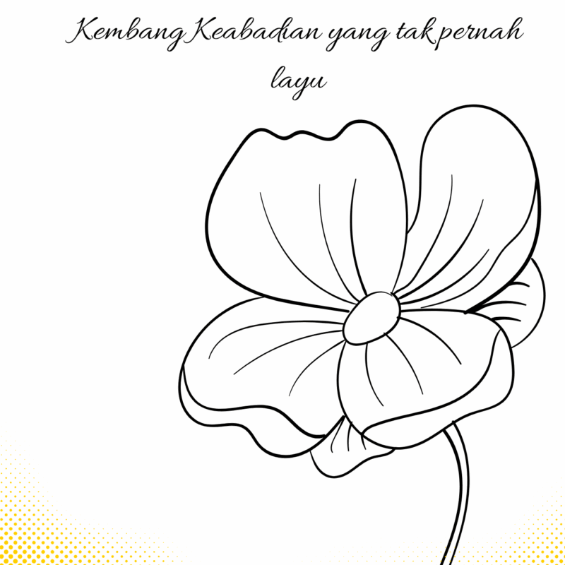 Literasi  Kembang Keabadian Yang Tak Pernah Layu